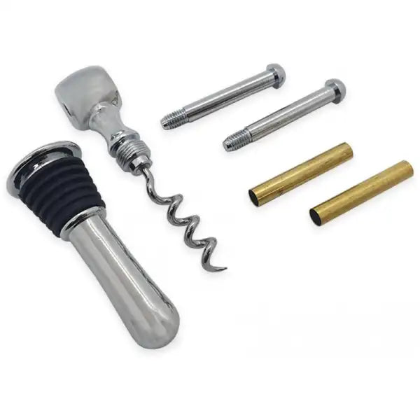 Artisan Handled Corkscrew Bottle Stopper Kit - Opening bottles and maintaining freshness is easier than ever