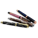 Aston Rollerball Pen Kit - Kits Platings Copper Chrome Gold Gunmetal Available in & Fountain kits 10mm drill bit 11.7mm