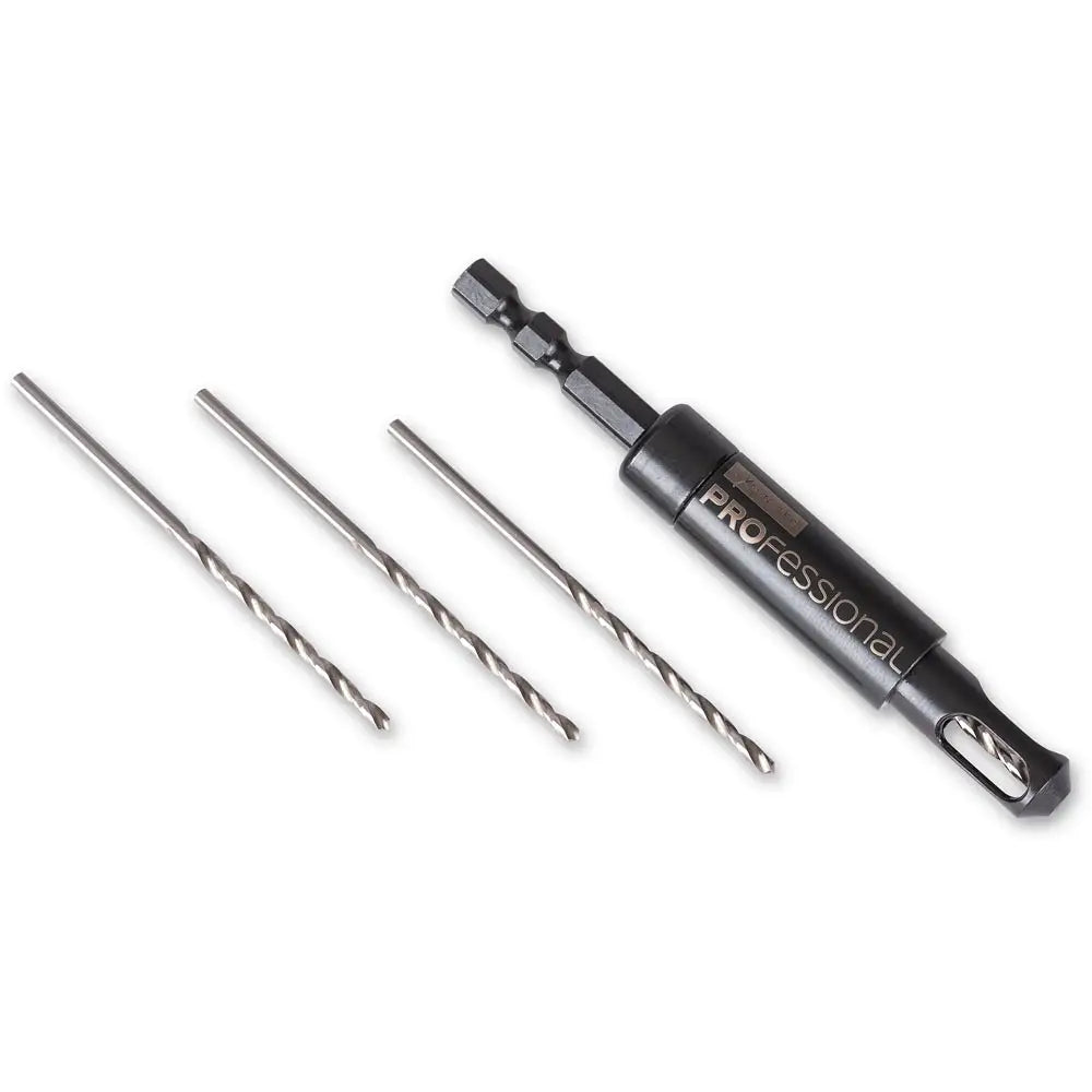Ax Professional 3.5mm Hinge Drill c/w 3 spare Bits - Fast shipping