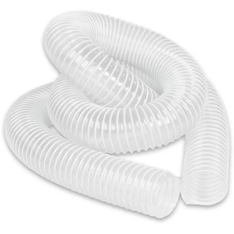 AXMINSTER CLEAR REINFORCED PVC HOSE 63MM X 2.5M - Dust Extraction Accessories - Fast shipping