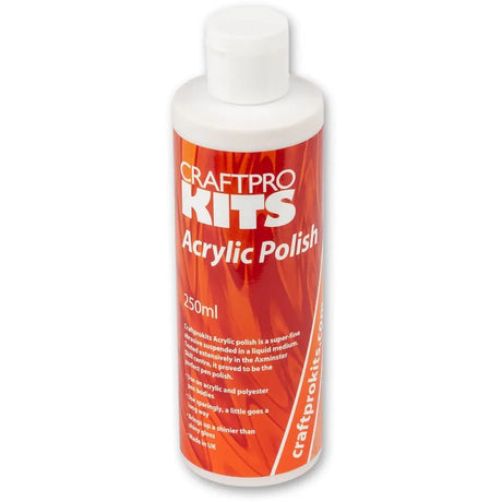Axminster CraftPro Kits Woodturning Acrylic Polish - 250ml - Fast shipping
