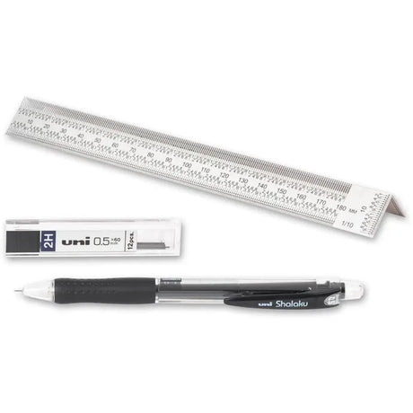 Axminster Professional Angle Rule 180mm - Measuring - Fast shipping