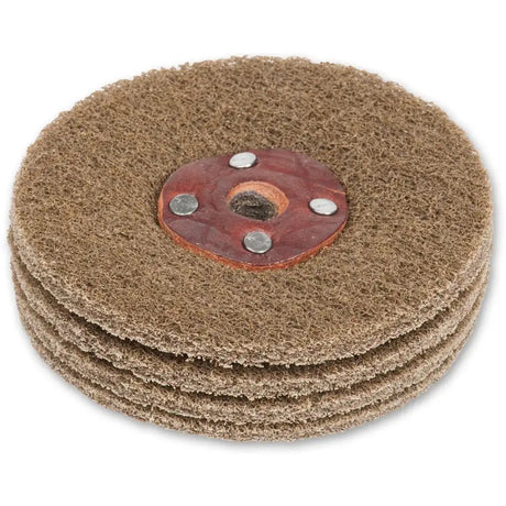 AXMINSTER PROFESSIONAL TWIST & FIX 100MM NYLON ABRASIVE WHEEL -COARSE - Fast shipping
