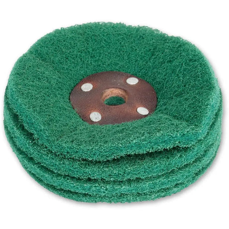 AXMINSTER PROFESSIONAL TWIST & FIX 100MM NYLON ABRASIVE WHEEL - FINE - Fast shipping