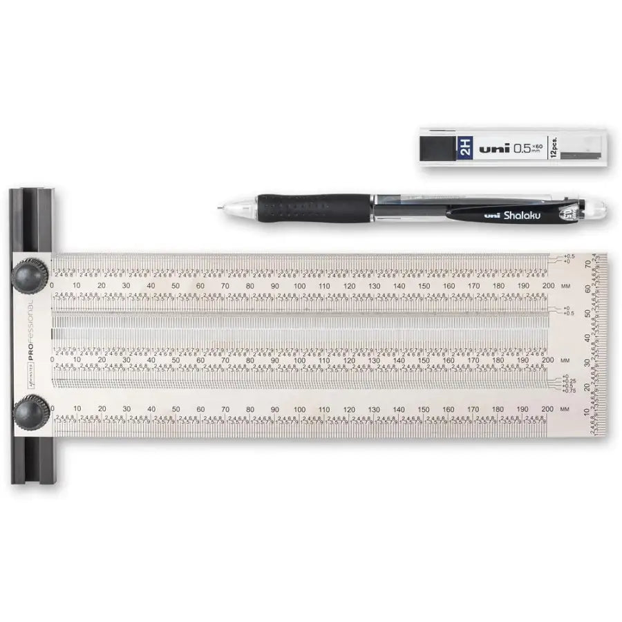 Axminster Professional Wide T-Rule 200mm - Fast shipping