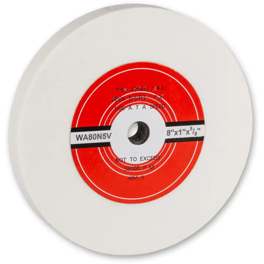 Axminster White Grinding Wheel 200mm x 25mm 80G - Fast shipping
