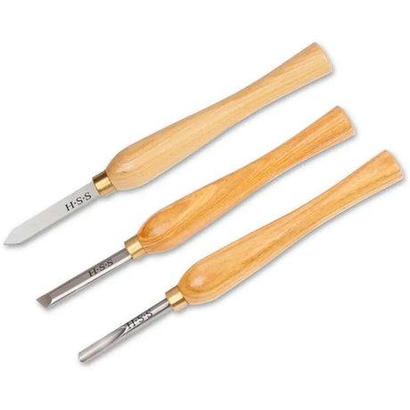 Axminster Woodturning 3 Piece Tool Set - Tools - Fast shipping