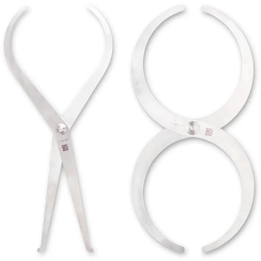 Axminster Woodturning Diameter & Thickness Calipers - (Pkt 2) - Measuring Tool - Fast shipping