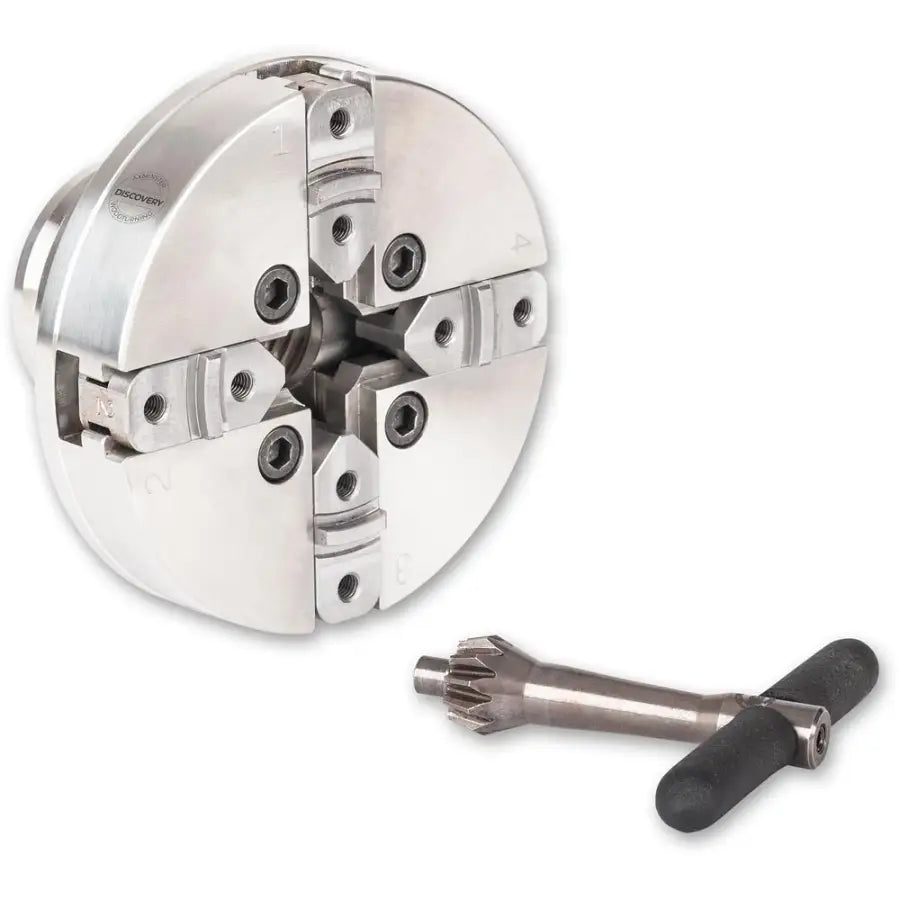 Axminster Woodturning Discovery GK100 Chuck & Backplate 1’’ x 8 tpi (T04M) - Chucks - Fast shipping