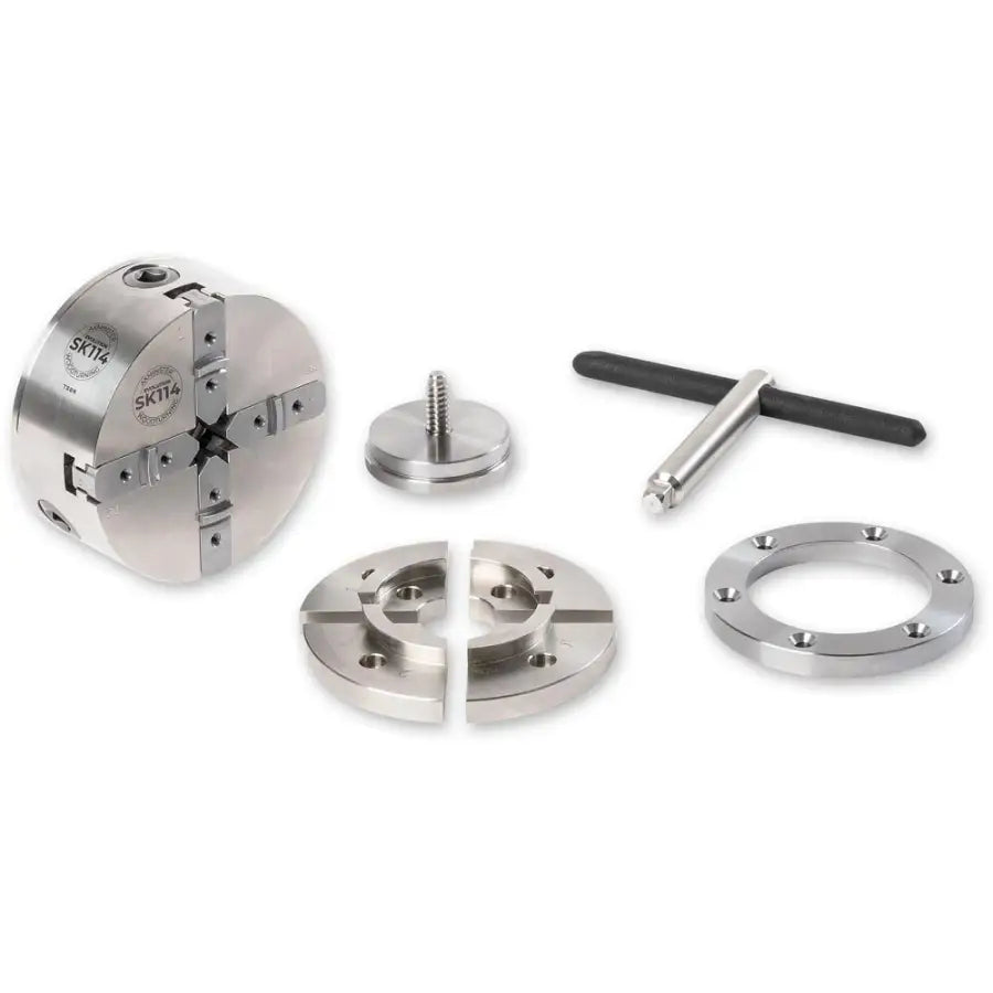 Axminster Woodturning Evolution SK114 Chuck Package 1 1/2’’ x 6 tpi - Chucks - Fast shipping