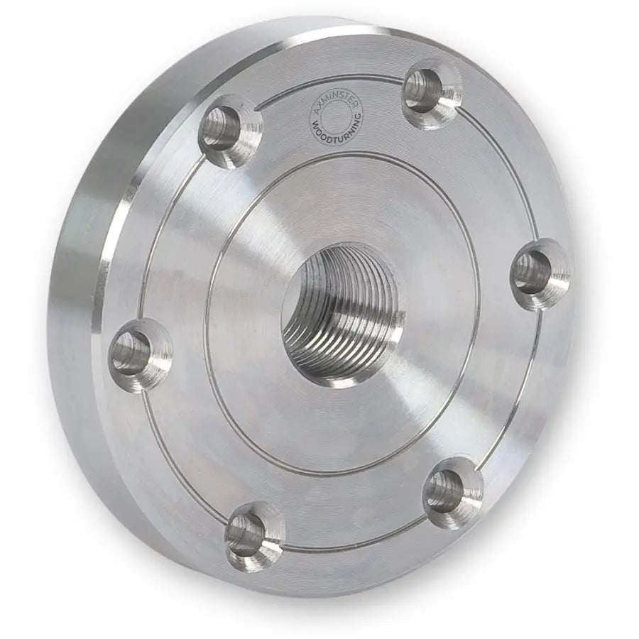 Axminster Woodturning Faceplate 75mm - 3/4’’ x 16 tpi - Faceplates - Fast shipping