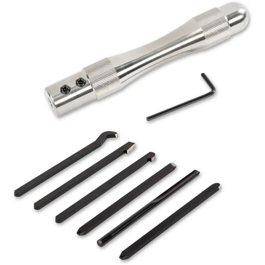 Axminster Woodturning Micro Handle & Set of 6 Tools - Fast shipping