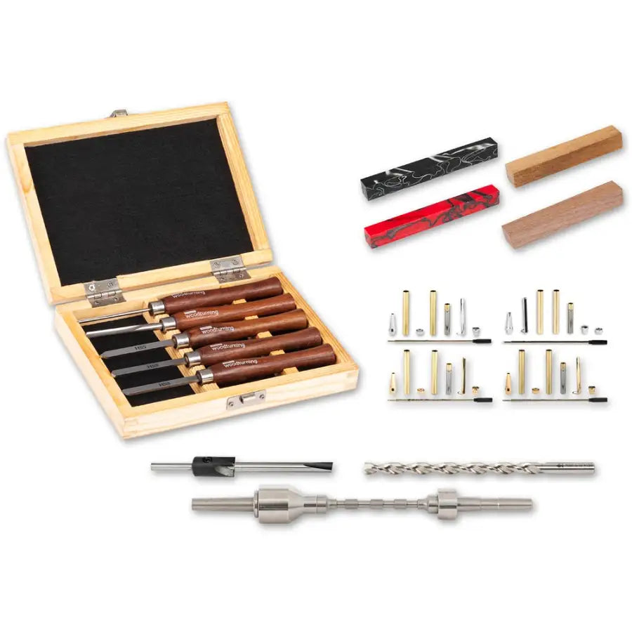 Axminster Woodturning Pen Turning Package 2MT - Kits - Fast shipping