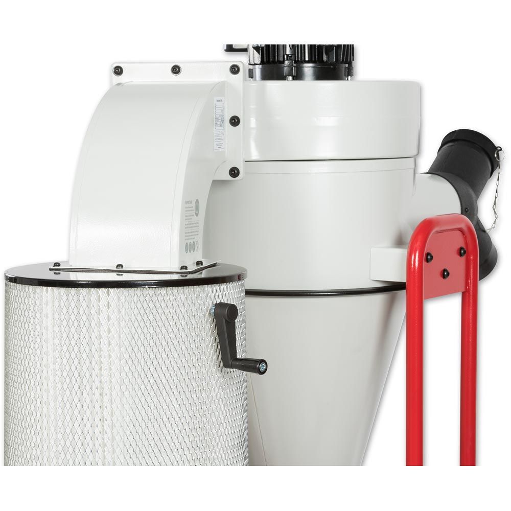 Axminster Workshop AW118CE Cyclone Dust Extractor - The is designed for enthusiastic home woodworker with features