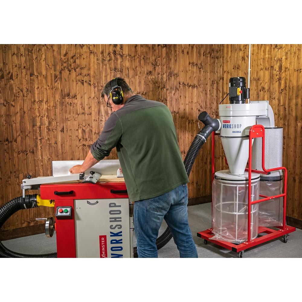 Axminster Workshop AW118CE Cyclone Dust Extractor - The is designed for enthusiastic home woodworker