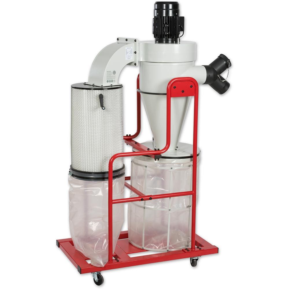 Axminster Workshop AW118CE Cyclone Dust Extractor - The is designed for enthusiastic home woodworker with features
