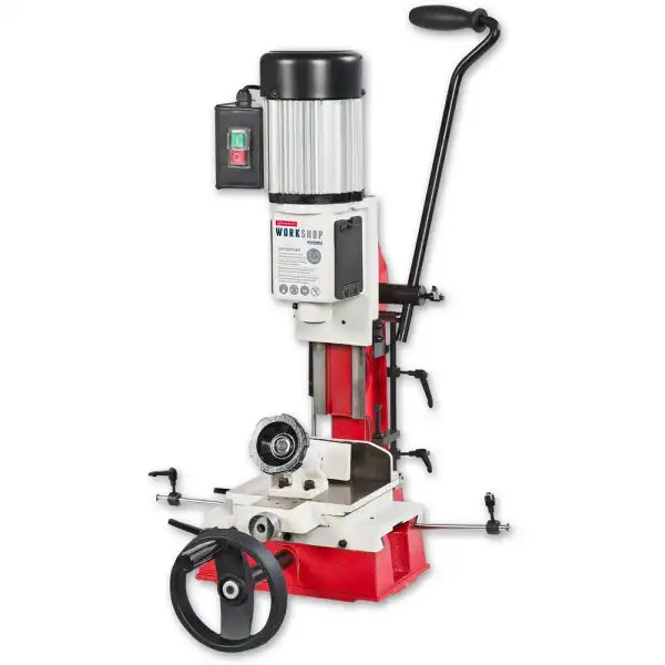 Axminster Workshop AW16BM Morticer 230V - Hand wheel control of both lateral and longitudinal table movement • Integral