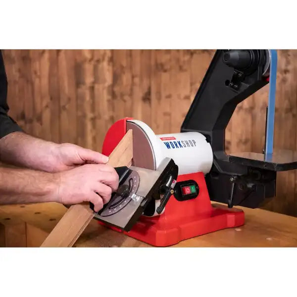 Axminster Workshop AW18BDS Belt & Disc Sander - Perfect for larger workpieces and projects Ideal detailing, shaping