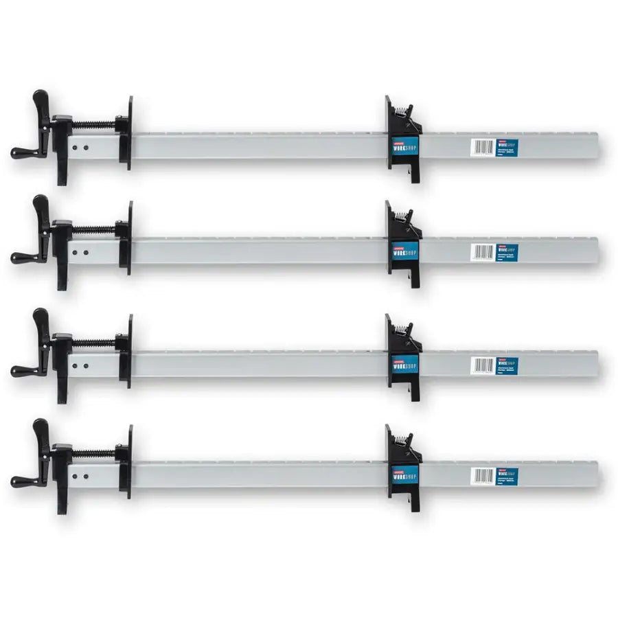 Axminster Workshop Sash Clamp 1200mm Pack of 4 - Fast shipping