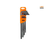 Bahco BE-9770 Metric Long Ball End Hex L-Key Set - Tools The is ideal for driving bolts and screws that have hexagonal