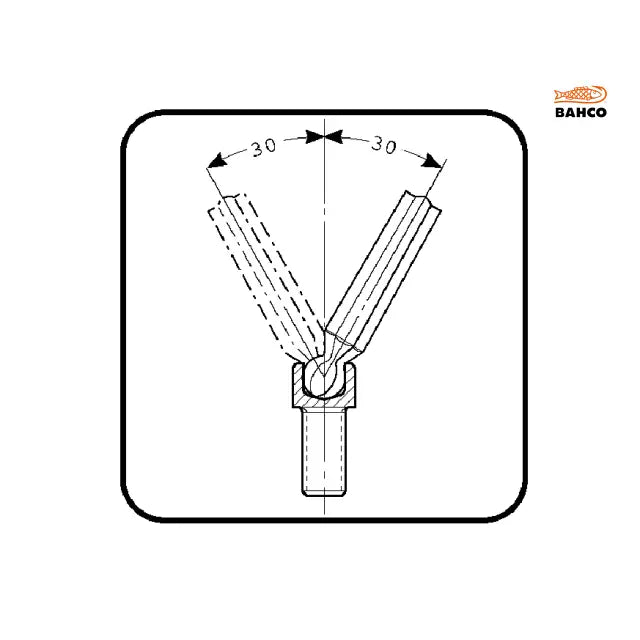 Bahco BE 9770 Metric Long Ball End Hex L Key Set Tools Fast shipping