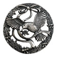 Bird & Bow - Decorative Pewter Lid (Potpourri) - bow design The perforated lids are often used on potpourri bowls.