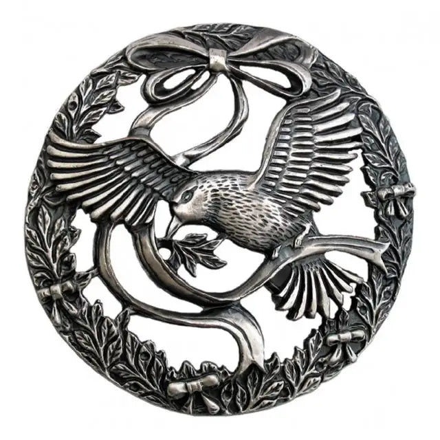 Bird & Bow - Decorative Pewter Lid (Potpourri) - Fast shipping