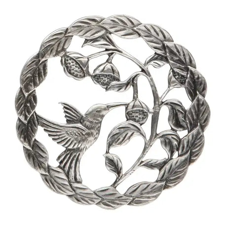 Bird with Seeds - Decorative Pewter Lid (Potpourri) - design decorative pewter lid The perforated lids are often used