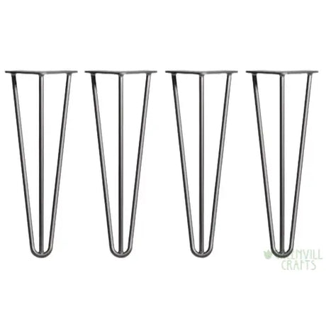 Black Hairpin Table Legs - 14’’ / 35cm - Fast shipping