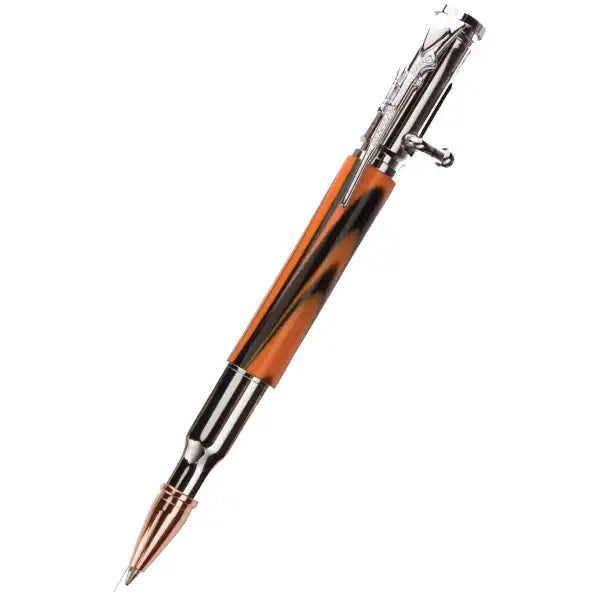 Bolt Action Bullet Pen Kit - Chrome - This bolt action bullet pen kit is completely original and irresistibly fun!