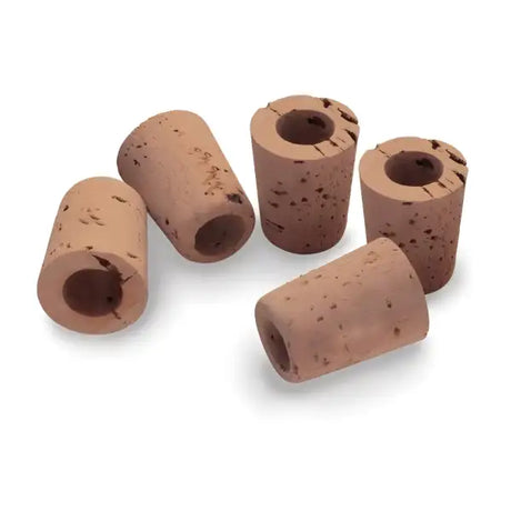 Bottle Stopper Corks (Pack of 5) - Project Kit Pre-drilled to accept a 10mm dowel, these high quality corks allow