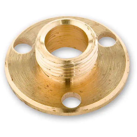 Brass Mounting Plate for Lamp Holder - Woodturning Project Kits - Kit • mounting plate • For use in making table