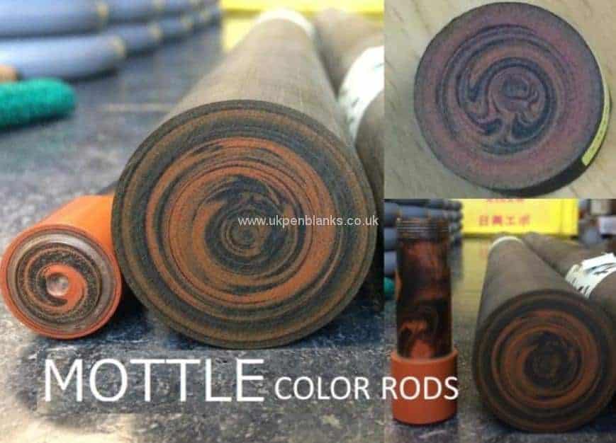 Mottle Coloured Ebonite Pen Blanks Greenvill Crafts