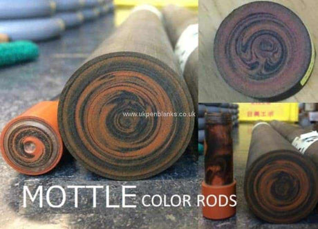 Mottle Coloured Ebonite Pen Blanks Greenvill Crafts