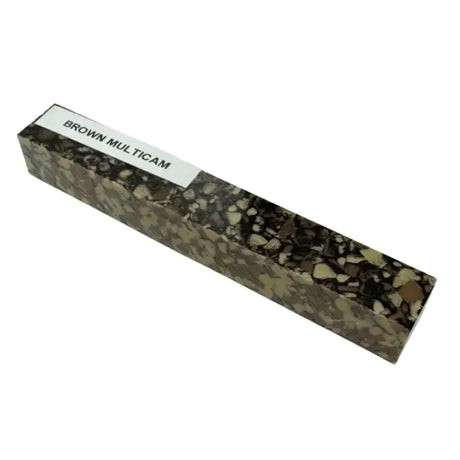 Brown Multicam Kirinite Pen Turning Blank - Blanks Introducing the Camo – your new secret weapon for crafting stunning