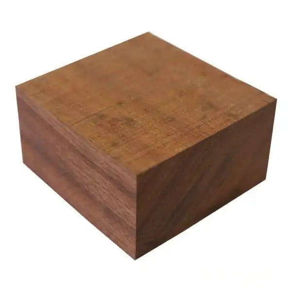 Bubinga Square Bowl Blanks - 8’’ X 2’’ - Dimensions are approx & shown in inches Image for illustration purposes - Each