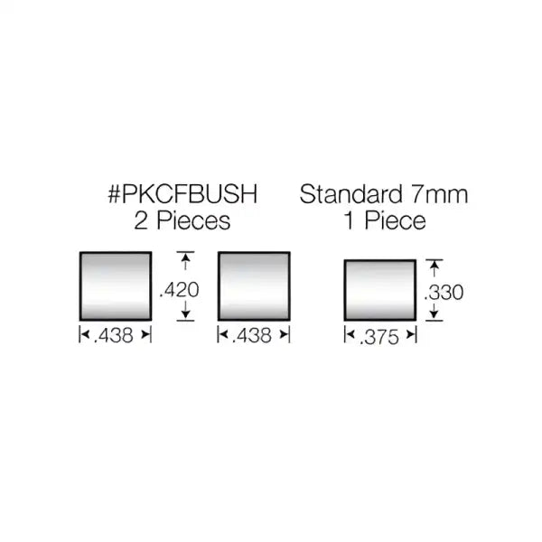 Bushing Set for PSI Comfort Pen Kit - Enables you to accurately size your pens.