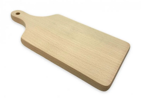 Beech wooden paddle cutting boards or serving platters for pyrography or resin decorations