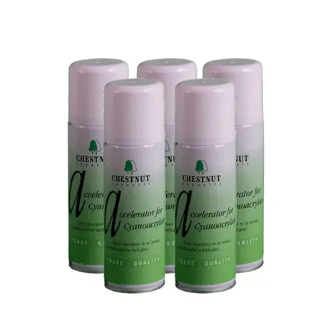 CA Accelerator - 200ml - 5 Pack - Chestnut Products - Glue - Fast shipping