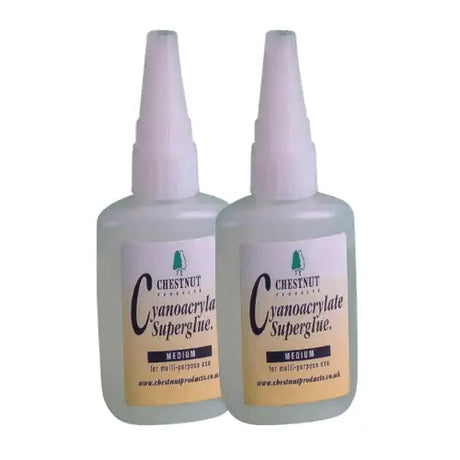 CA Glue - Medium - 2 Pack - Chestnut Products - Fast shipping