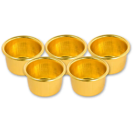 Candle Cups (Pkt 5) - Brassed - Project Kit - Fast shipping