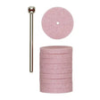 CARBORUNDUM WHEELS - grinding for Proxxon handheld rotary tools, giving a hard-wearing abrasive point and shaping