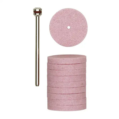 CARBORUNDUM WHEELS - grinding for Proxxon handheld rotary tools, giving a hard-wearing abrasive point and shaping