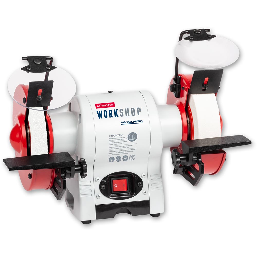 Axminster Workshop AW1502WSG Wide Stone Grinder - Bench - Fast shipping