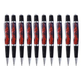 Cerra Pen Kit - Chrome & Black - PACKS - 10 - Money saving pen kit packs with chrome black plating A quality single