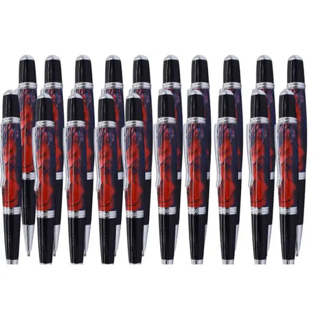 Cerra Pen Kit - Chrome & Black - PACKS - 20 - Money saving pen kit packs with chrome black plating A quality single