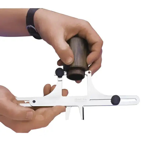 Robert Sorby Thread & Sizing Gauge - Woodturning Tools Use the sizing gauge alongside thread cutting tools to perfectly