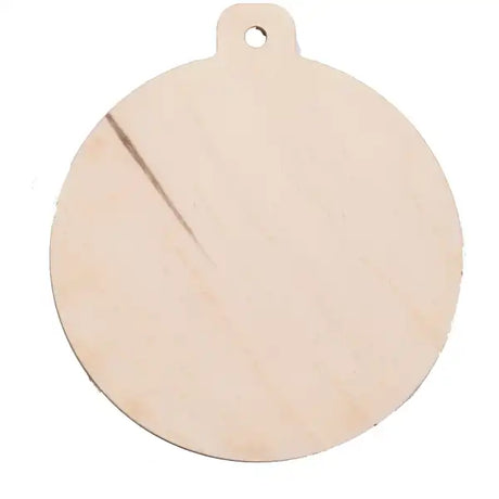 Christmas Bauble Pyrography Wooden Blanks - 3mm thickness Bauble shape Poplar wood blanks in a number of sizes
