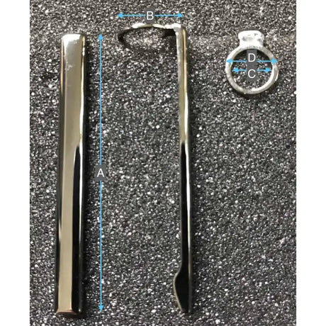 Chrome Pen Clip - 1A - Pack of 5 - Clips - Fast shipping