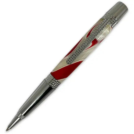 Chrome Pyramidal Sienna Twist Pen Kit - The Pen. Available in or Gold. Please note, the image is an example